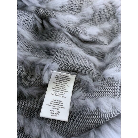 HEARTLOOM New Rosa Rabbit Fur Jacket in Harbor size Small - Picture 6 of 12